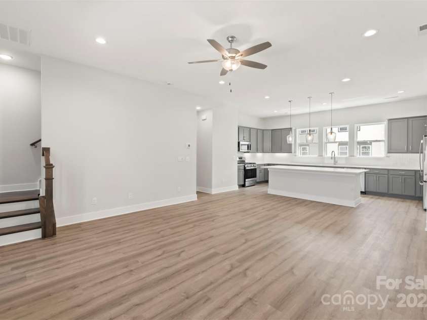 413 Prine Place, Charlotte, NC 28213.  MLS# CAR4112669, YatesRealty ID 22738. Kitchen/Living/Dining