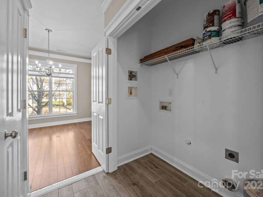 132 Morehouse Avenue, Mooresville, NC 28117.  MLS# CAR4330228, YatesRealty ID 22745. Laundry Closet Main Level