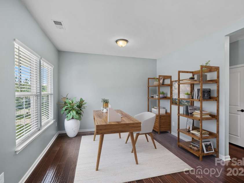 321 Almora Loop, Mooresville, NC 28115.  MLS# CAR4269481, YatesRealty ID 22755. Virtually staged - seller used this space as an office but could also be a cozy living area