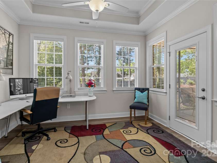2484 Early Richmond Court, Denver, NC 28037.  MLS# CAR4272859, YatesRealty ID 22756. Office with its own separate entrance.