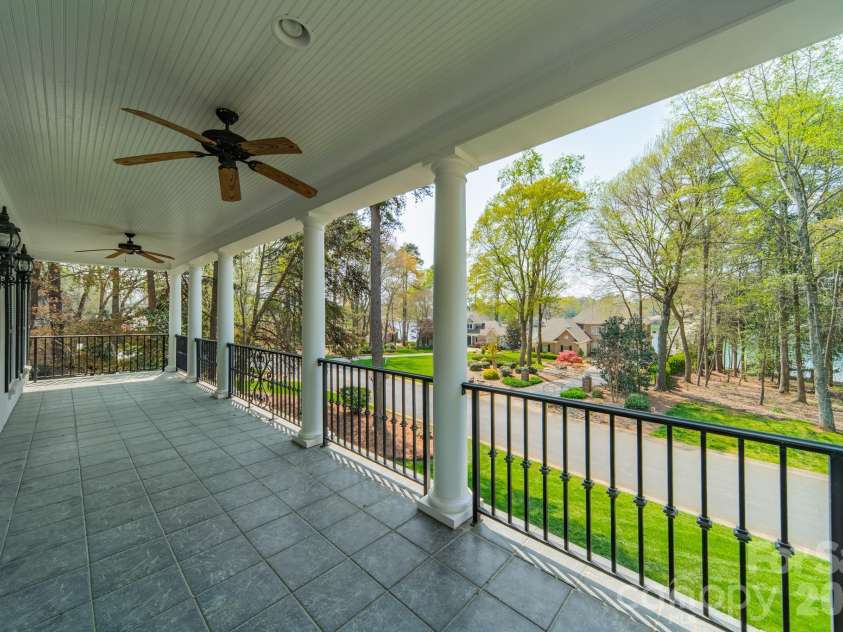 126 Patience Place Lane, Mooresville, NC 28117.  MLS# CAR4362071, YatesRealty ID 22757. Upper Front Porch