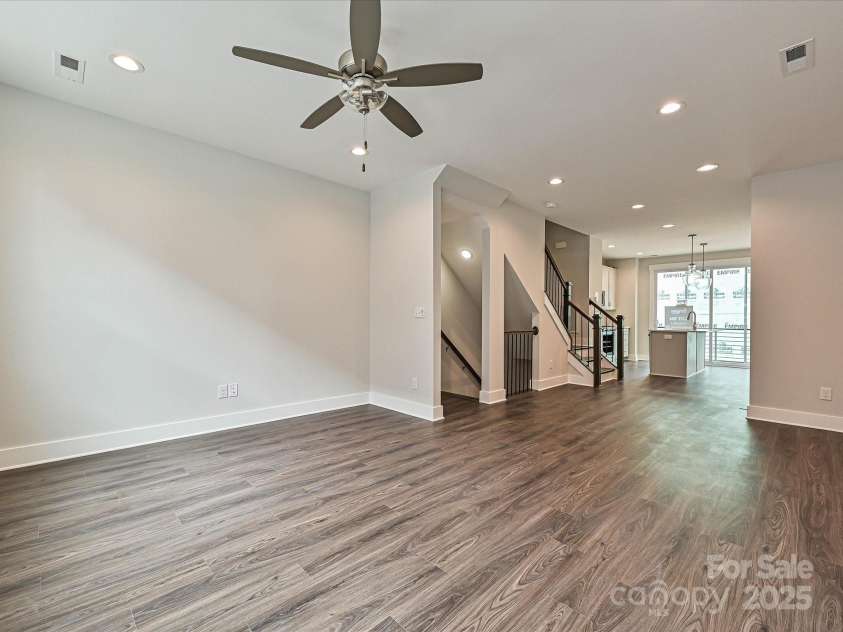 1312 Walter Taylor Way, Charlotte, NC 28206.  MLS# CAR4207731, YatesRealty ID 22762. Living/Dining/Kitchen