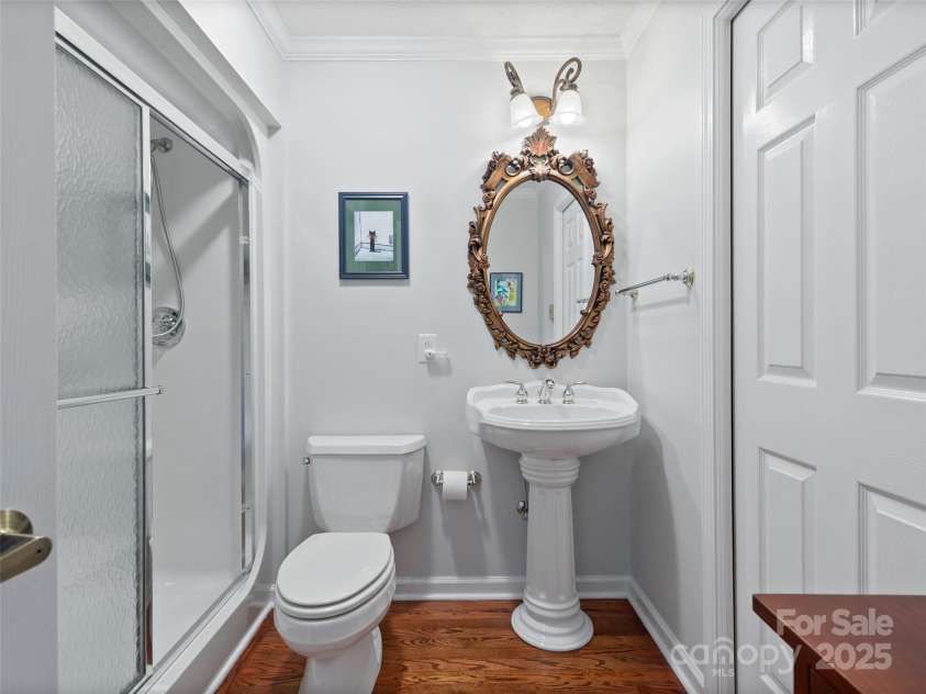 205 Wild Oak Lane, Hendersonville, NC 28791.  MLS# CAR4240419, YatesRealty ID 22765. Guest Bathroom