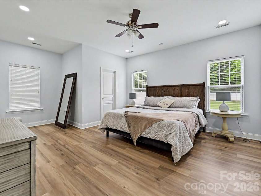 8007 Magna Lane, Indian Trail, NC 28079.  MLS# CAR4379280, YatesRealty ID 22765. Main Level Primary Bedroom