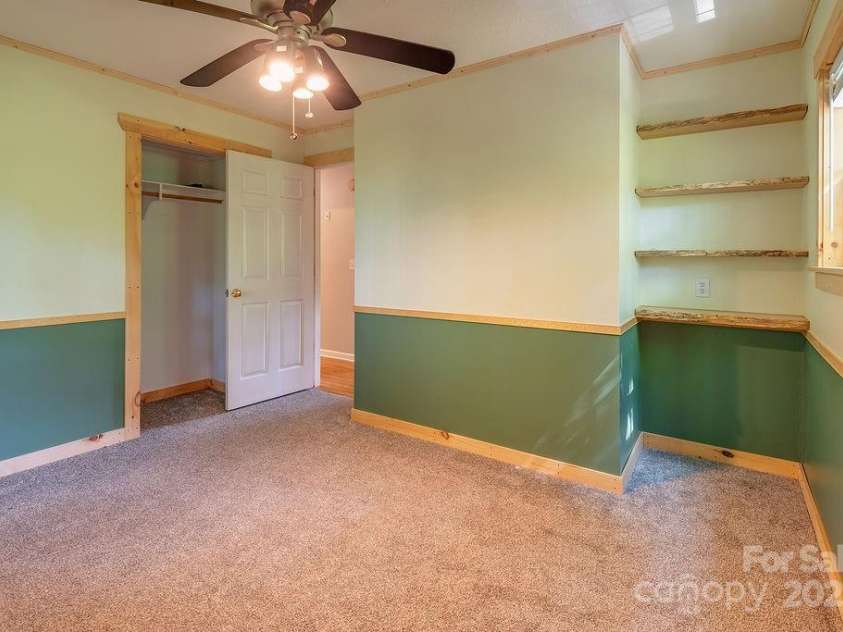 1 Spring Hill Drive, Hendersonville, NC 28792.  MLS# CAR4247945, YatesRealty ID 22767. Second Bedroom on main level