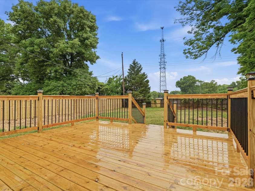 766 Briarcliff Road, Rock Hill, SC 29730.  MLS# CAR4374745, YatesRealty ID 22779. Deck- shared electrical easement near back of property line