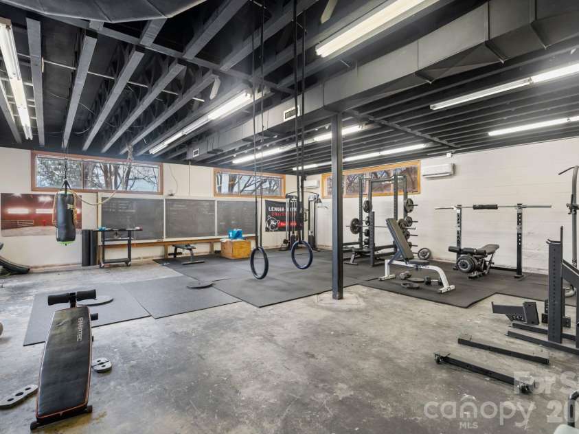 6692 Valwood Road, Conover, NC 28613.  MLS# CAR4334418, YatesRealty ID 2278. Main building gym 