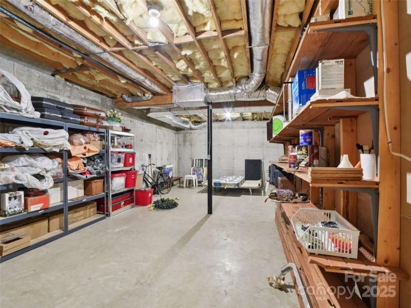 105 Sunningdale Drive, Flat Rock, NC 28731.  MLS# CAR4274018, YatesRealty ID 22781. Basement with Poured Concrete Walls