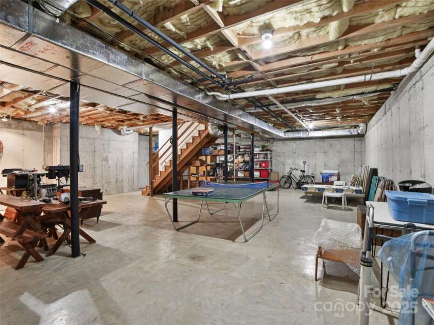 105 Sunningdale Drive, Flat Rock, NC 28731.  MLS# CAR4274018, YatesRealty ID 22781. Basement with Poured Concrete Walls