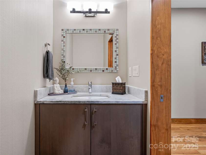 3 Turkey Roost Court, Fairview, NC 28730.  MLS# CAR4273755, YatesRealty ID 22782. Powder Room