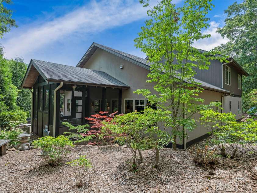 3 Turkey Roost Court, Fairview, NC 28730.  MLS# CAR4273755, YatesRealty ID 22782. Surrounded by nature; beautifully landscaped