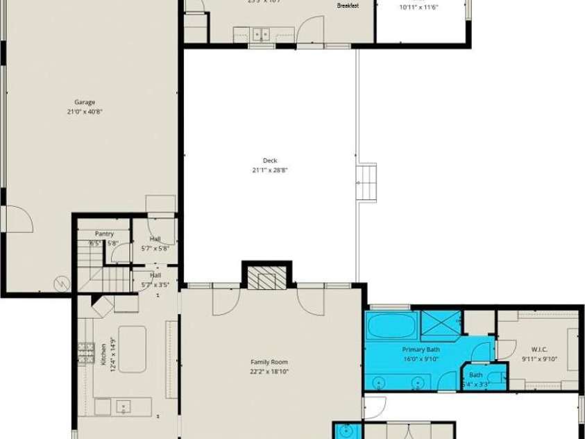 1023 Trinity Ridge Parkway, Fort Mill, SC 29715.  MLS# CAR4372318, YatesRealty ID 22784. 1st Floor Plan