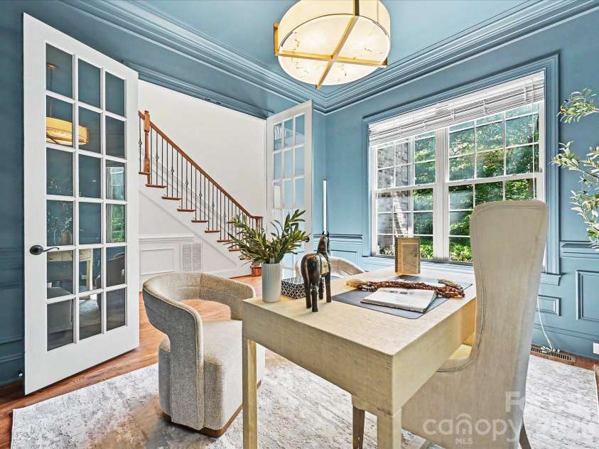 1023 Trinity Ridge Parkway, Fort Mill, SC 29715.  MLS# CAR4372318, YatesRealty ID 22784. Private Executive Study with Designer Finishes