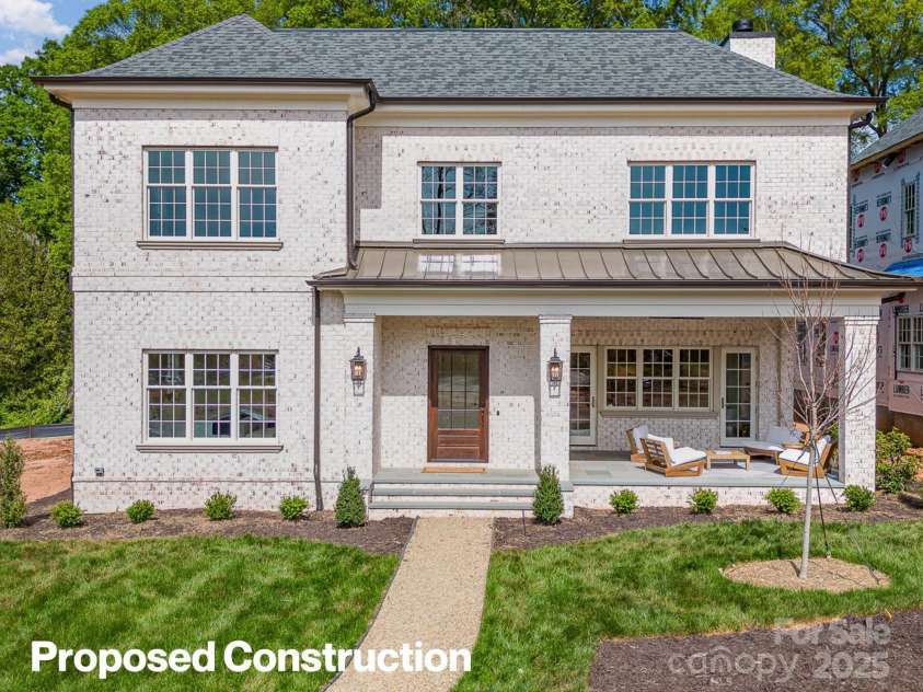 4008 Nettie Court, Charlotte, NC 28211.  MLS# CAR4222611, YatesRealty ID 2279. Proposed Construction