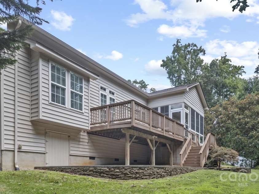 1119 Williamstown Road, Matthews, NC 28105.  MLS# CAR4271632, YatesRealty ID 22791. Back of home