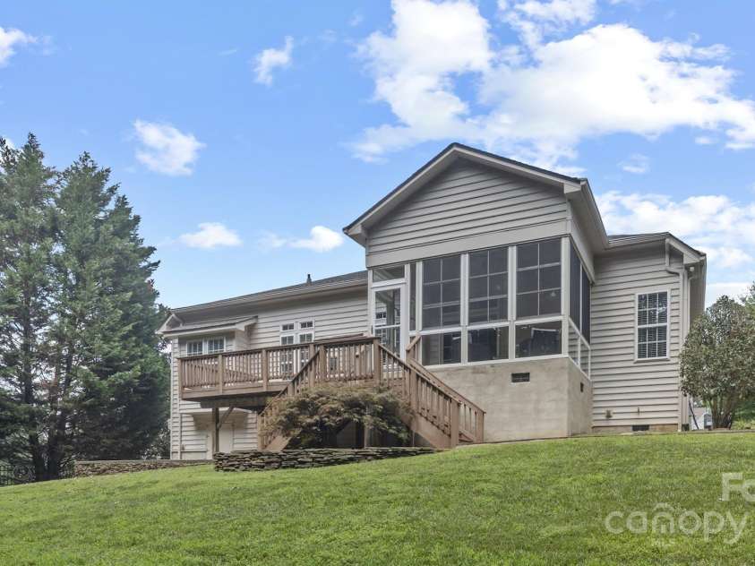 1119 Williamstown Road, Matthews, NC 28105.  MLS# CAR4271632, YatesRealty ID 22791. Back of home