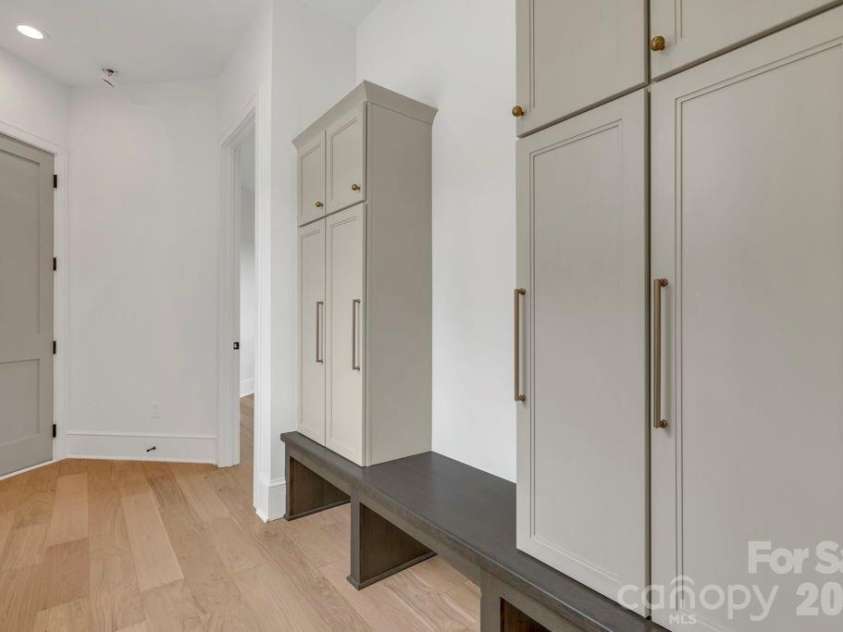 380 Greystone Drive, Boone, NC 28607.  MLS# CAR4367941, YatesRealty ID 22800. Main-level mudroom area off garage