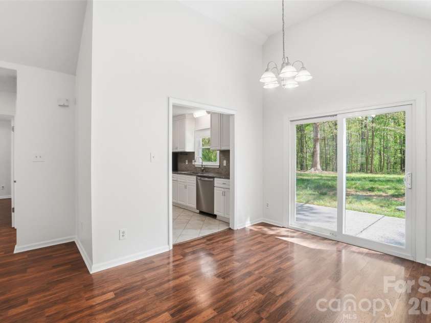 4415 Potter Road, Monroe, NC 28112.  MLS# CAR4364056, YatesRealty ID 22803. Dining to Kitchen