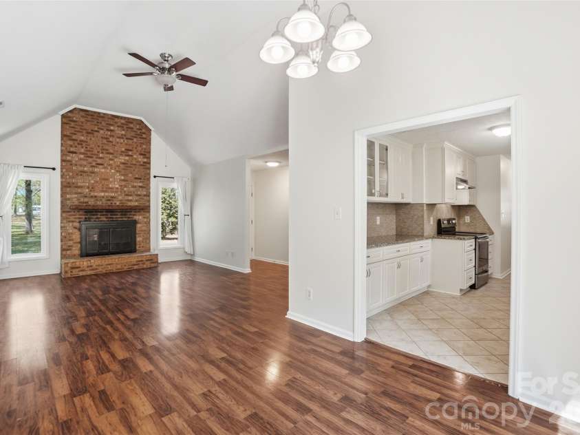 4415 Potter Road, Monroe, NC 28112.  MLS# CAR4364056, YatesRealty ID 22803. Living room, Dining area, Kitchen