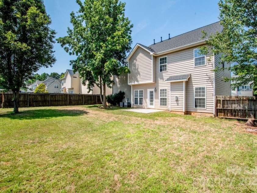 198 Devon Forest Drive, Mooresville, NC 28115.  MLS# CAR4275077, YatesRealty ID 22807. Backyard