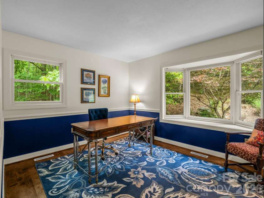 425 Winesap Boulevard, Lake Lure, NC 28746.  MLS# CAR4372379, YatesRealty ID 22818. Bedroom 2 / office main floor