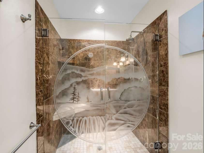 425 Winesap Boulevard, Lake Lure, NC 28746.  MLS# CAR4372379, YatesRealty ID 22818. Primary ensuite main floor