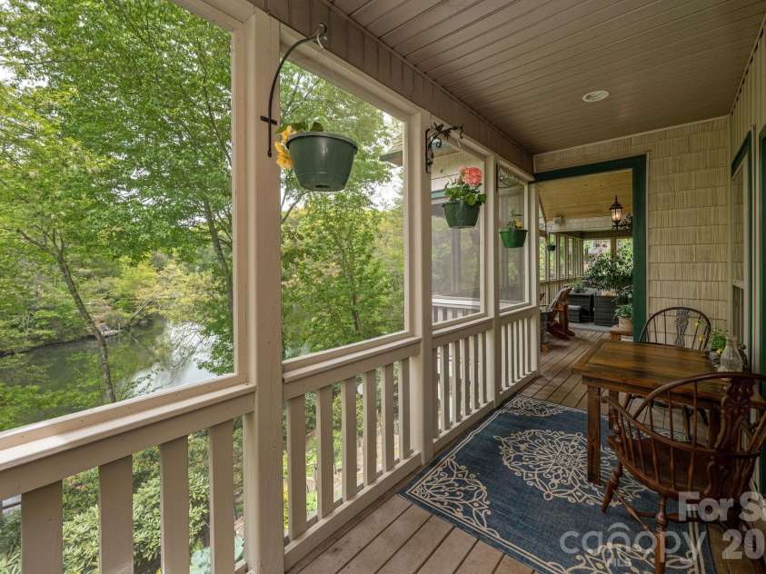 149 Hiwassee Road, Lake Toxaway, NC 28747.  MLS# CAR4377735, YatesRealty ID 22821. Morning Coffee