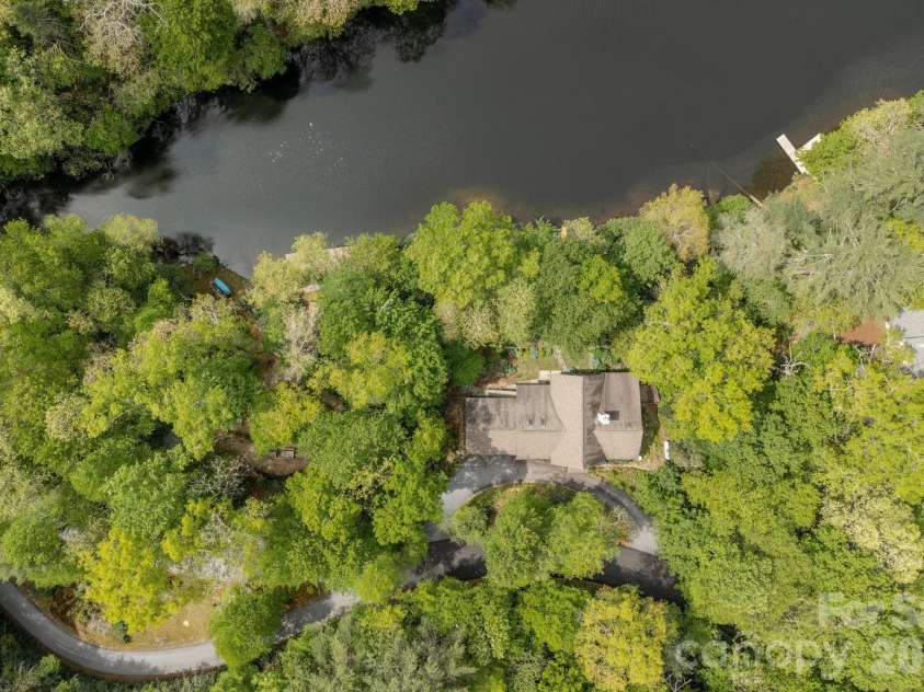 149 Hiwassee Road, Lake Toxaway, NC 28747.  MLS# CAR4377735, YatesRealty ID 22821. View from above