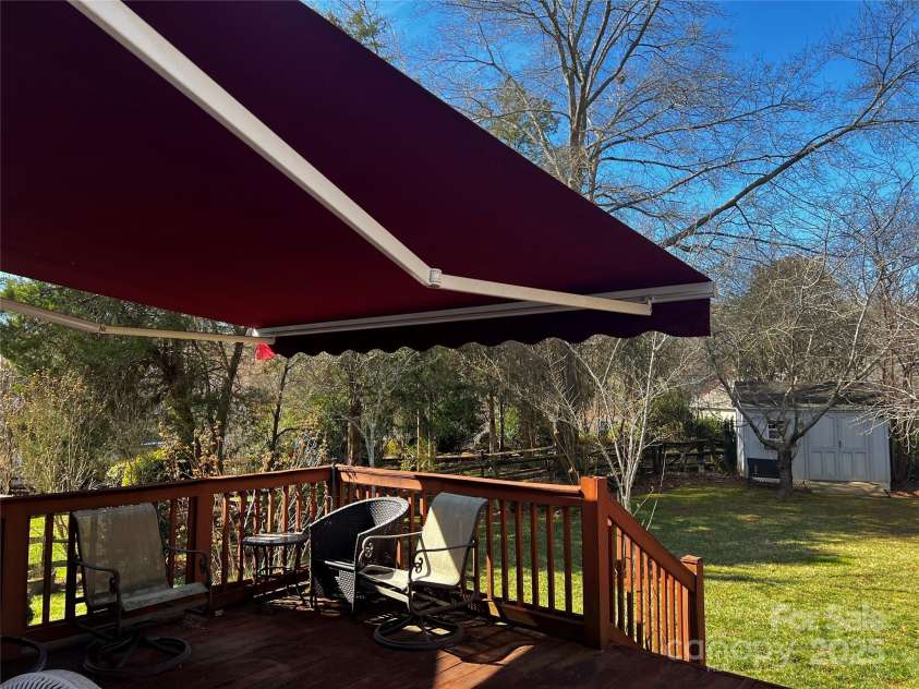 7700 Sedgebrook Drive, Stanley, NC 28164.  MLS# CAR4227336, YatesRealty ID 22821. Canopy over Deck