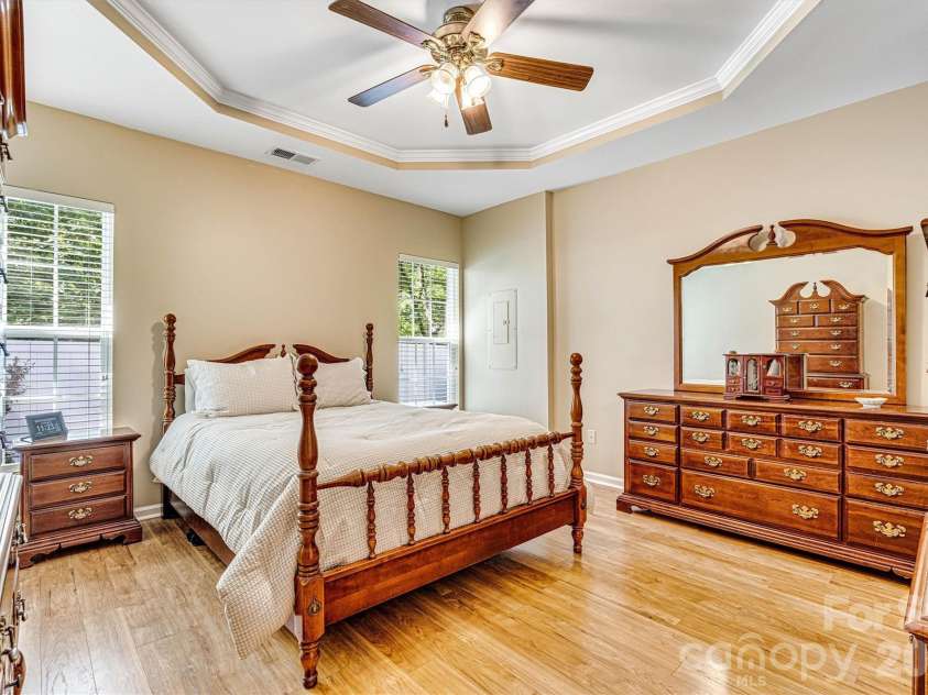 151 Talbert Town Loop, Mooresville, NC 28117.  MLS# CAR4367456, YatesRealty ID 22845. Primary bedroom on main floor.