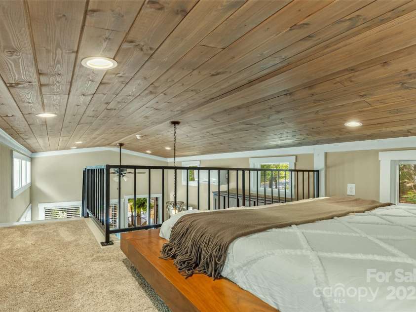 3095 Silversteen Road, Lake Toxaway, NC 28747.  MLS# CAR4269912, YatesRealty ID 22856. View from loft