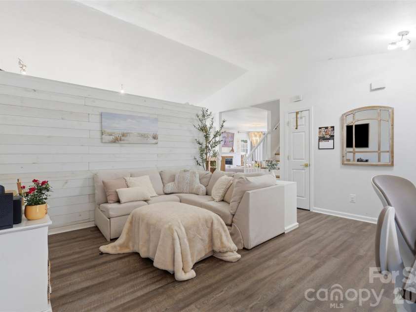 1007 Great Falls Drive, Monroe, NC 28110.  MLS# CAR4382454, YatesRealty ID 22866. Cozy front living room