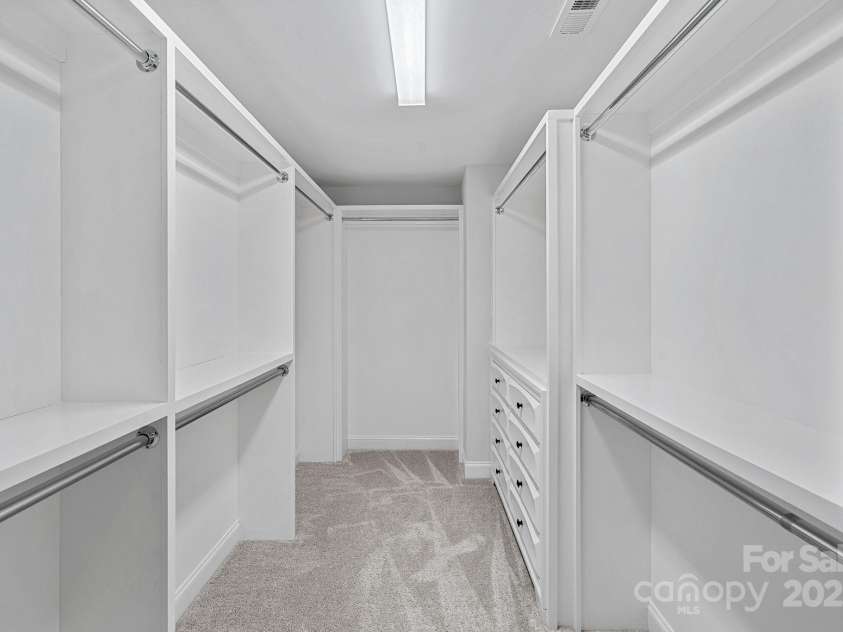 2253 Masons Bend Drive, Fort Mill, SC 29708.  MLS# CAR4332327, YatesRealty ID 2287. Custom Primary Closet