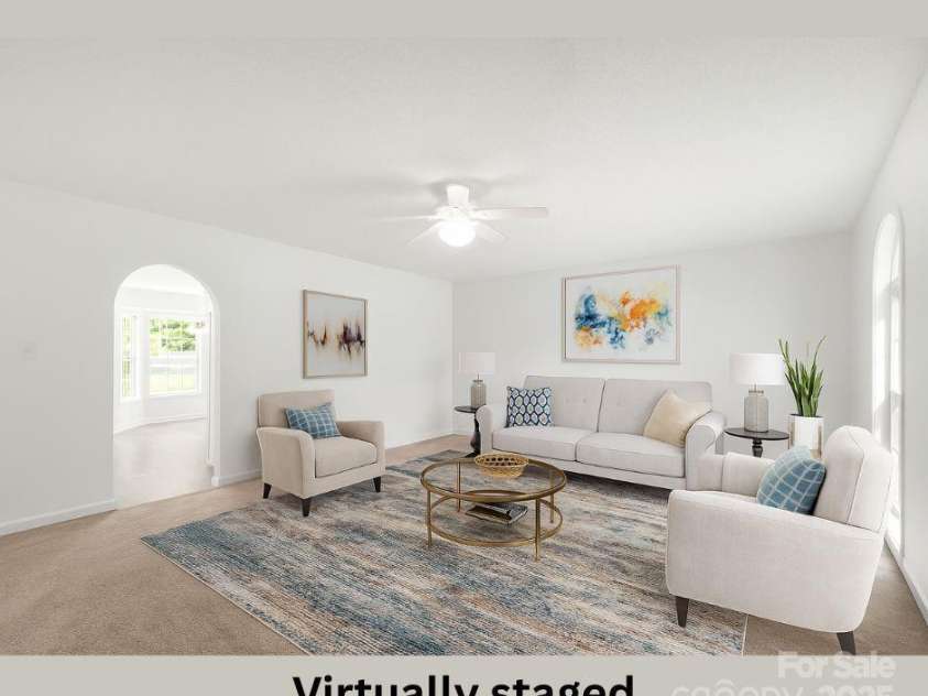 318 Huffman Road, Gastonia, NC 28056.  MLS# CAR4250230, YatesRealty ID 22875. Living Area Virtually Staged