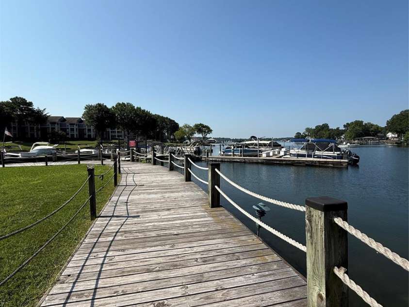 18511 Harborside Drive, Cornelius, NC 28031.  MLS# CAR4274110, YatesRealty ID 2288. Boardwalk at the lake
