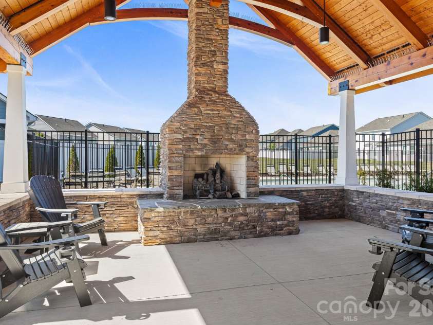 199 Fox Cove Road, Hendersonville, NC 28792.  MLS# CAR4373757, YatesRealty ID 22880. Community fireplace