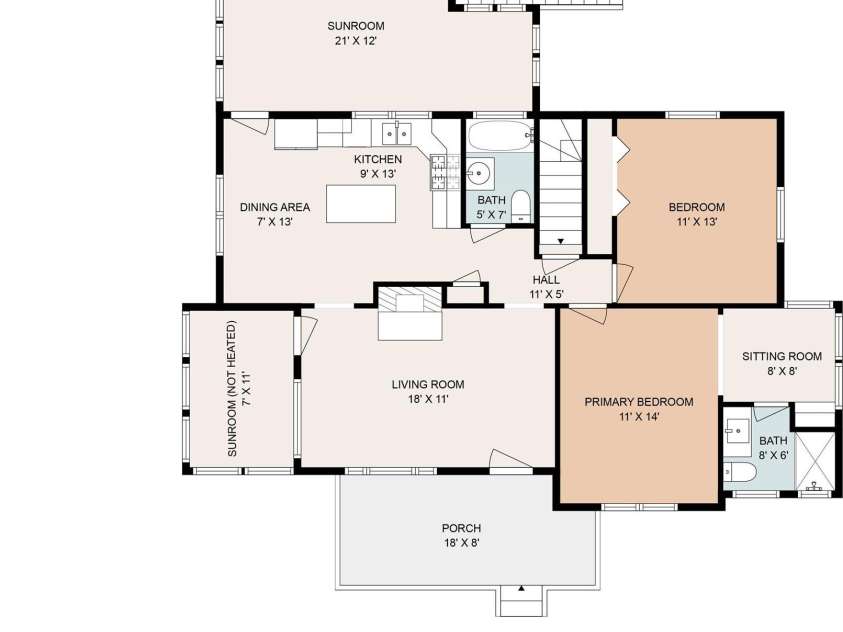 115 Aurora Drive, Asheville, NC 28805.  MLS# CAR4273830, YatesRealty ID 22887. 