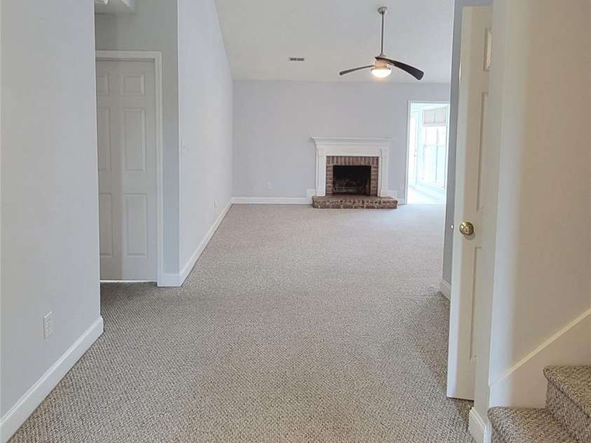 3327 Flagler Circle, Midland, NC 28107.  MLS# CAR4365059, YatesRealty ID 22895. View into living room from entry