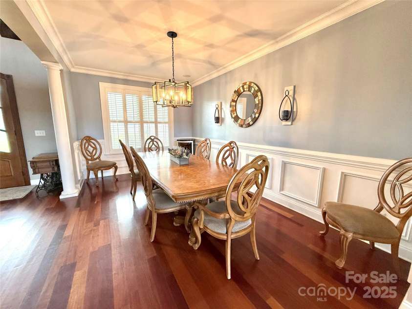 141 Weathers Creek Road, Troutman, NC 28166.  MLS# CAR4264721, YatesRealty ID 22900. Alternate dining room view.