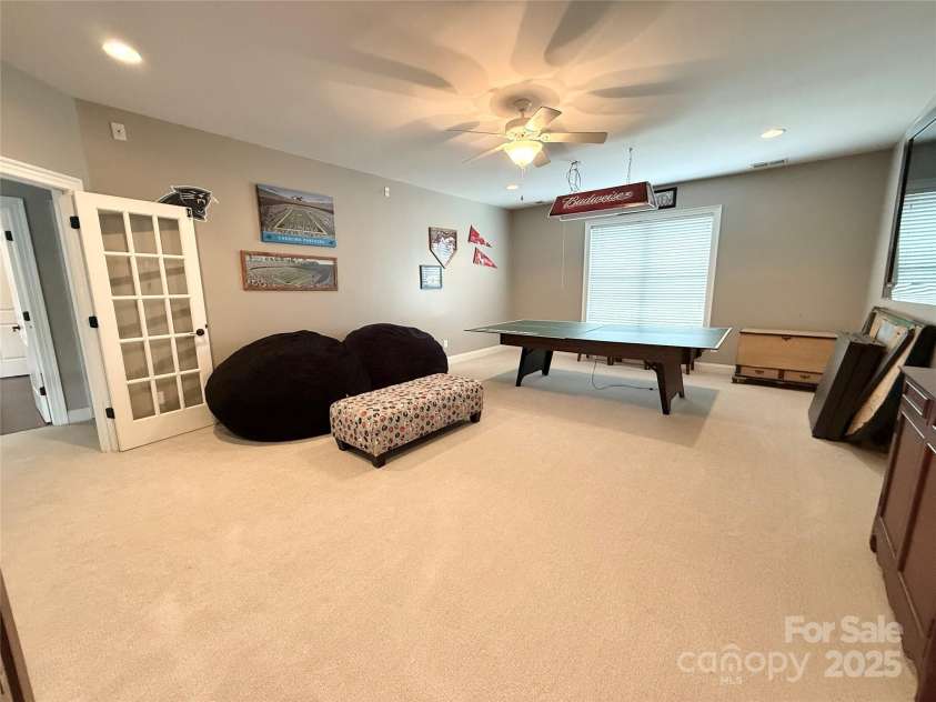 141 Weathers Creek Road, Troutman, NC 28166.  MLS# CAR4264721, YatesRealty ID 22900. Alternate view of game/bonus room.