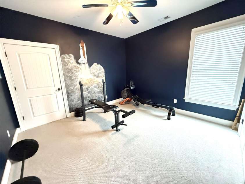 141 Weathers Creek Road, Troutman, NC 28166.  MLS# CAR4264721, YatesRealty ID 22900. Bedroom 4 on upper level.