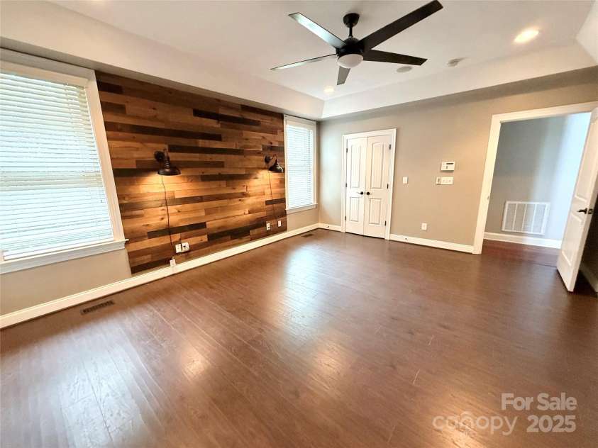 141 Weathers Creek Road, Troutman, NC 28166.  MLS# CAR4264721, YatesRealty ID 22900. Primary bedroom.