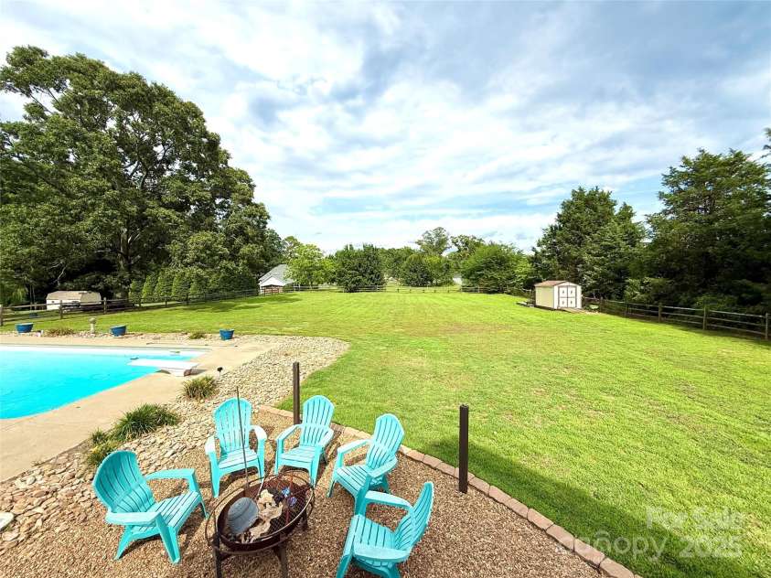 141 Weathers Creek Road, Troutman, NC 28166.  MLS# CAR4264721, YatesRealty ID 22900. View from the back deck.
