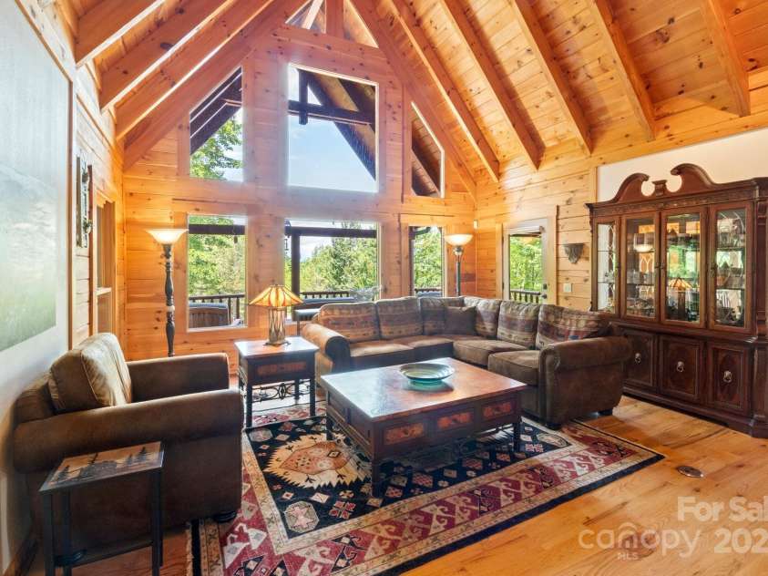 165 Perennial Drive, Nebo, NC 28761.  MLS# CAR4252202, YatesRealty ID 22902. Natural light and views