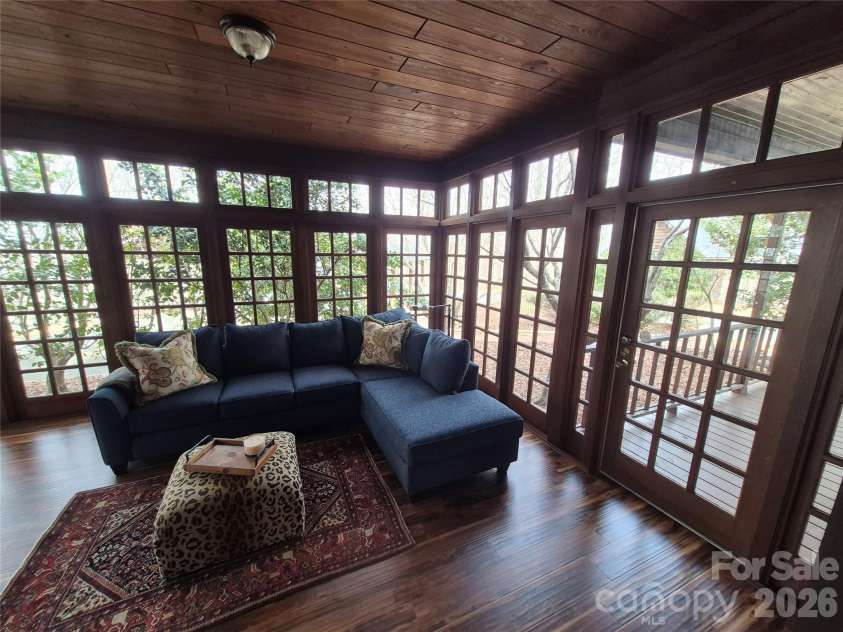 300 Cottonstone Lane, Troy, NC 27371.  MLS# CAR4374576, YatesRealty ID 22904. Sunroom