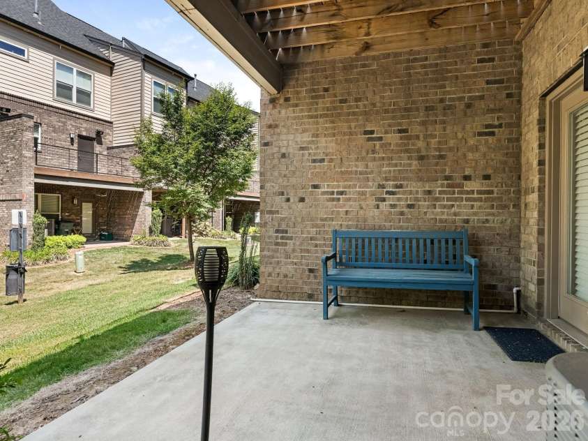 3536 Craughwell Drive, Charlotte, NC 28209.  MLS# CAR4374952, YatesRealty ID 22905. Lower level patio