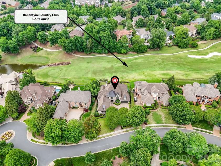 14633 Rudolph Dadey Drive, Charlotte, NC 28277.  MLS# CAR4380661, YatesRealty ID 22910. Golf Course view