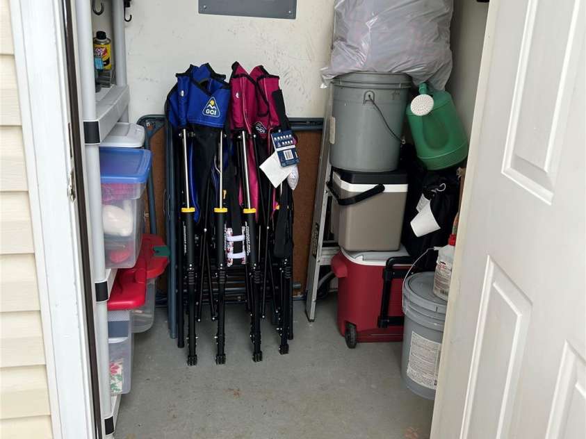 21153 Cold Spring Lane, Cornelius, NC 28031.  MLS# CAR4355327, YatesRealty ID 22914. Exterior Storage Closet