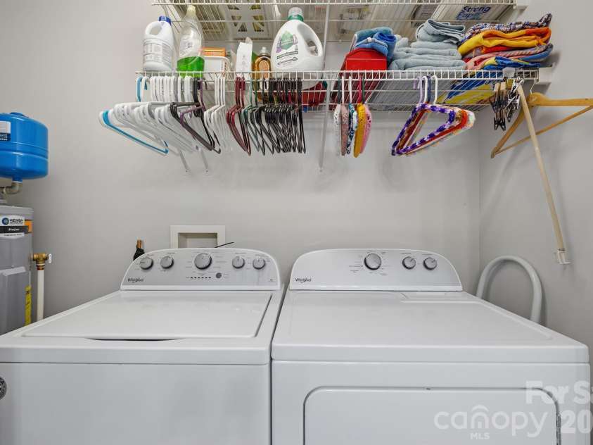 21153 Cold Spring Lane, Cornelius, NC 28031.  MLS# CAR4355327, YatesRealty ID 22914. Laundry Closet