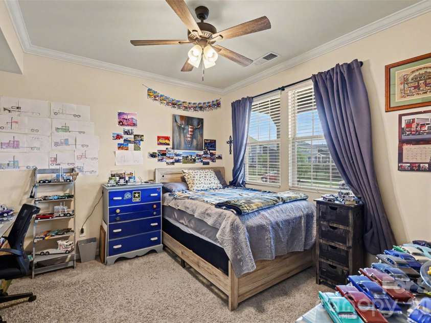 1405 Calder Drive, Indian Trail, NC 28079.  MLS# CAR4401073, YatesRealty ID 22917. Bedroom 2